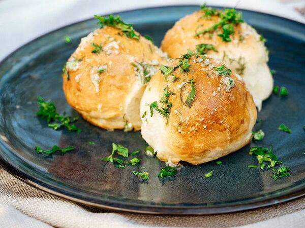 Цибулька - Пампушкы з часныком