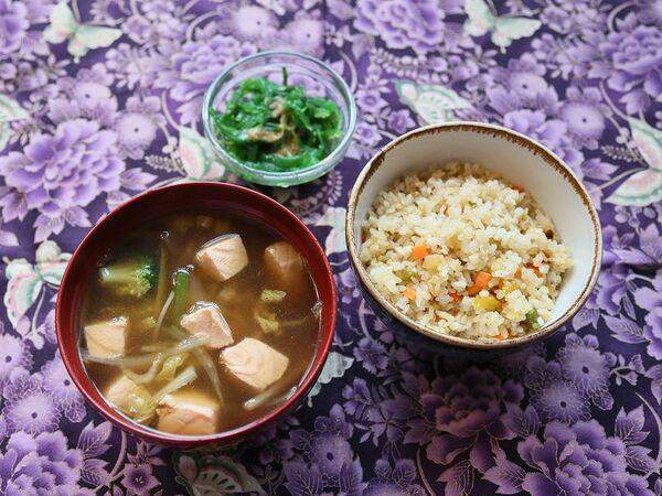 Цветение Сакуры - Сет Суп с лососем