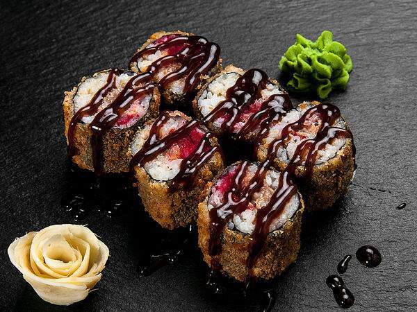 Foodmarket #FaceRoll - Ролл Лосось темпура