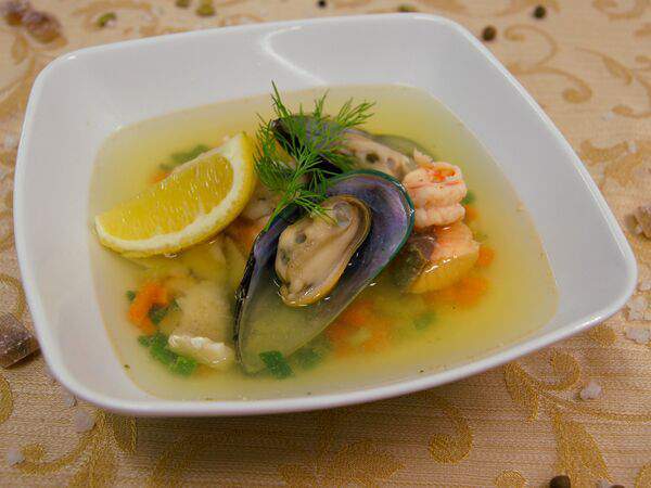 Солнечный камень - Суп с морепродуктами