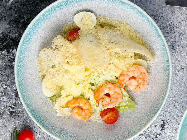 Чайхана 84 46 - Цезарь с креветками