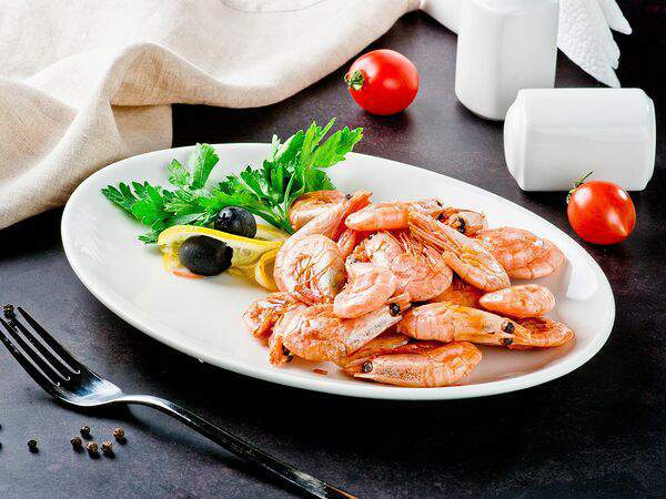 Грильяж - Креветки отварные