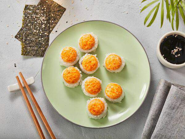 Dобрые суши - Запечённый с сыром и омлетом