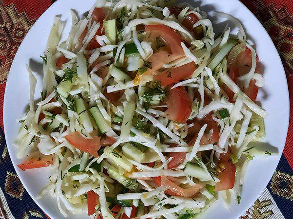 Жпит - Салат из свежих овощей