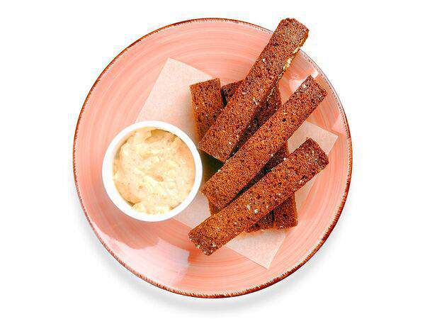 Грандъ буфетъ - Гренки бородинские с чесноком