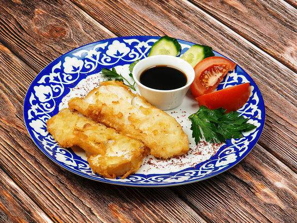 Кафе на Моисеенко - Жареная треска