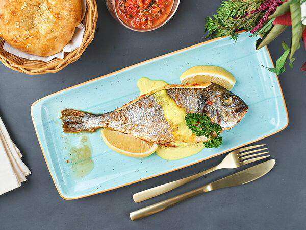 Салам - Дорадо на гриле