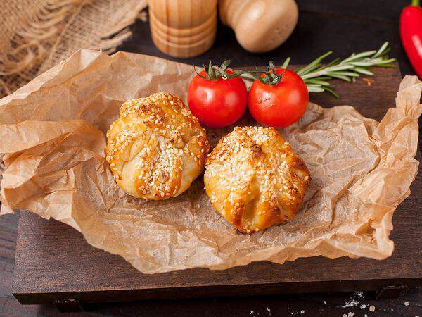 Пейзаж - Хинкали из слоенного теста