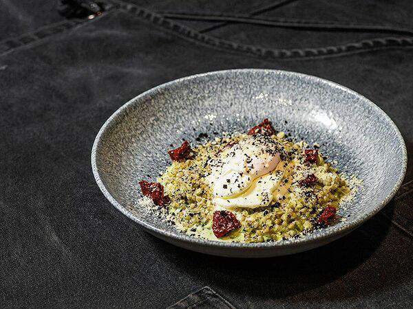 Port o Coffee - Зелёная гречка в шпинатном соусе