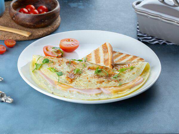 Славный кофе - Омлет Ветчина-сыр