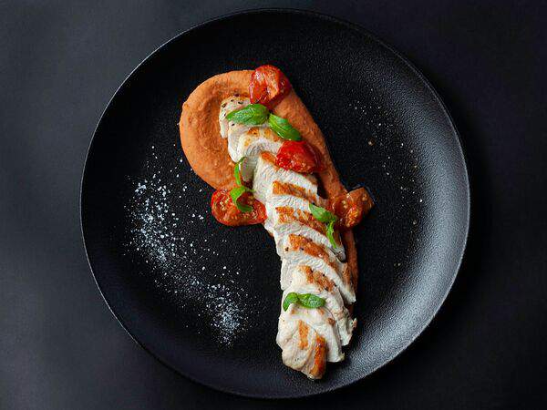 Goodson bar - Стейк из индейки с бобовым пюре