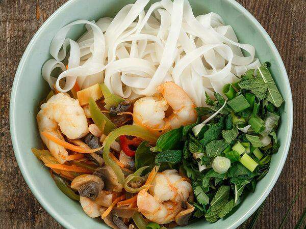 Дед Хо - Лапша с креветками