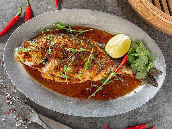 Чайхона №1 Тимура Ланского - Стим фиш на пару в тайском соусе