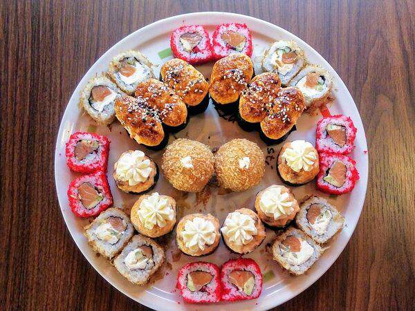 Креветочка - Мега сет с лососем