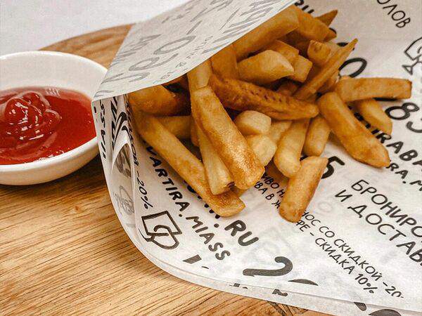 Квартира - Картофель фри с ароматом трюфеля и кетчупом