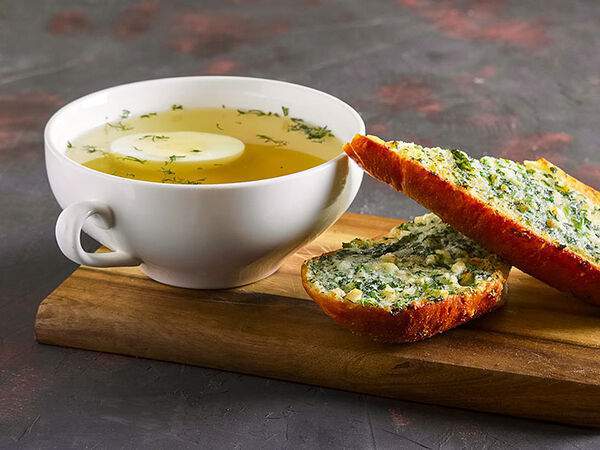 Garage - Бульон с чесночным хлебом