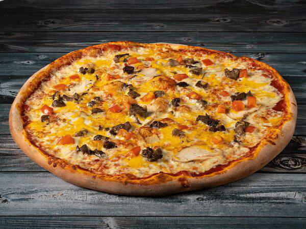Rocket Pizza - Мясная с сыром чеддер