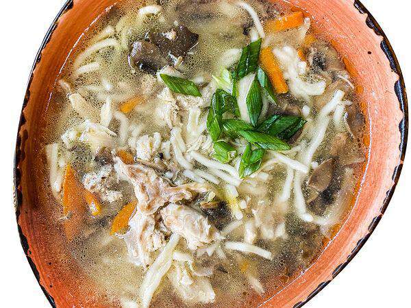 Домашний Шеф в Сытном Базаре - Суп-лапша куриная с грибами
