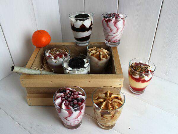 Десерт Коллекция - Мороженое ассорти в креманках