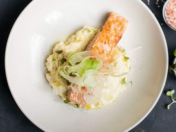 Osteria Mario - Лосось с картофельным пюре