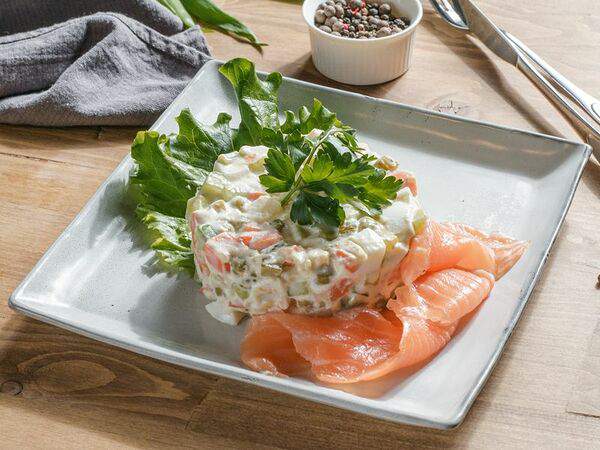 АльпенХофф - Оливье с лососем