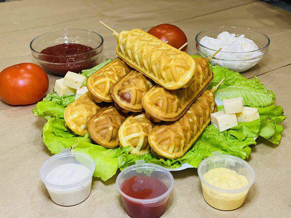 Вкусные корн доги - Сет Сырный