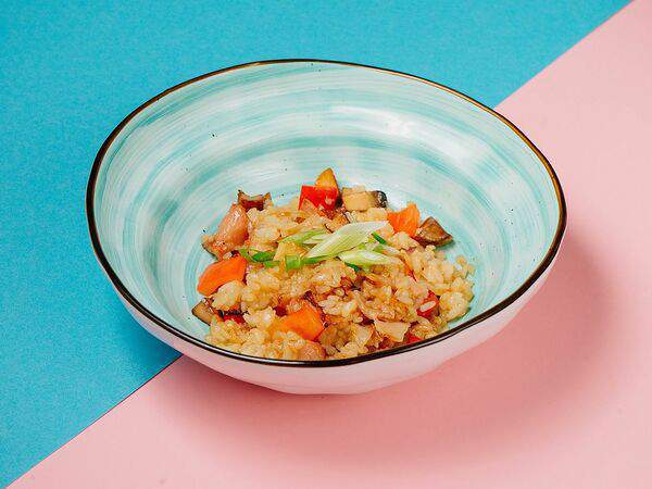 Бобы - Тепан Рис с Беконом