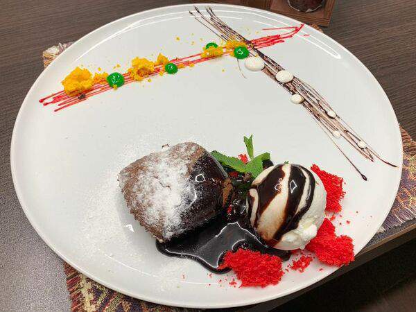 Кавказская пленница - Шоколадный фондан