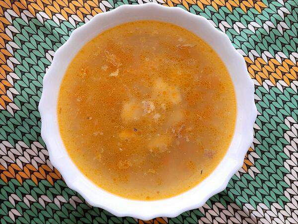 Столовая Старт - Куриный суп с клецками