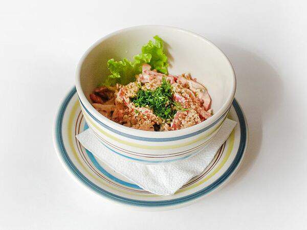 Брынза - Салат с языком