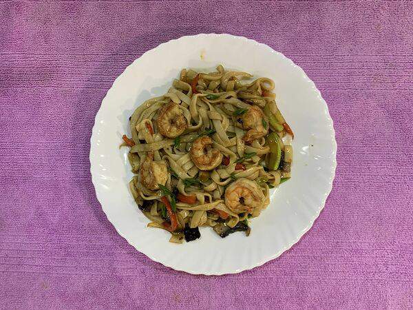 Ken Guru Food - Удон с тигровыми креветками