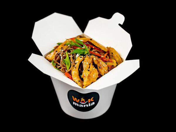 Wokmania - Вок лапша Соба с курицей