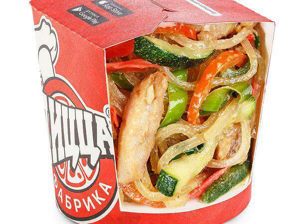ПиццаФабрика - Харусаме с курицей и имбирем