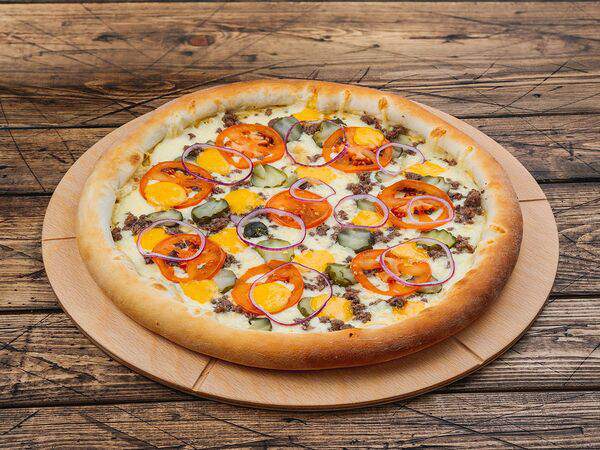 Дом-суши Дом-пиццы - Пицца Чизбургер