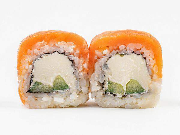 Правильные роллы - Ролл Филадельфия с лососем холодного копчения