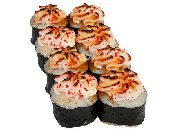 Суши муши - Ролл запеченный с лососем