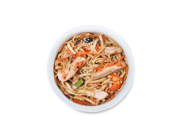 Imperator Food - Свинина в соусе терияки с лапшой удон