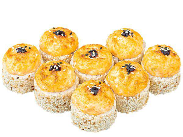 SushiWok - Запечённый ролл Окунь хот