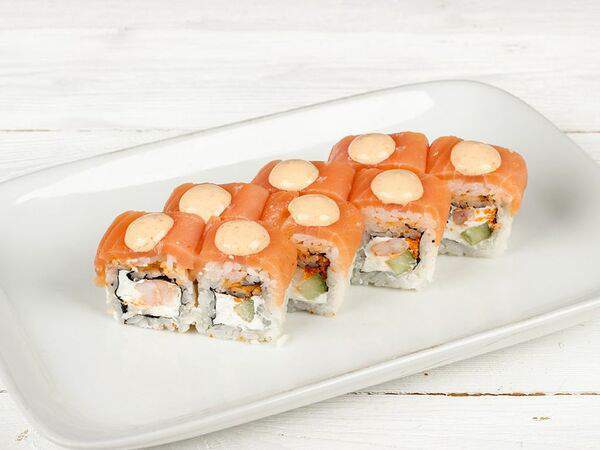 Медина Food на Татарстан - Big Roll с лососем и креветкой