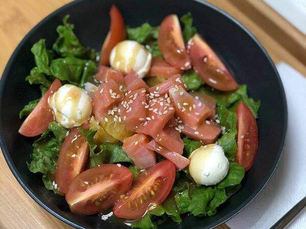 Марли - Салат с красной рыбой и апельсином