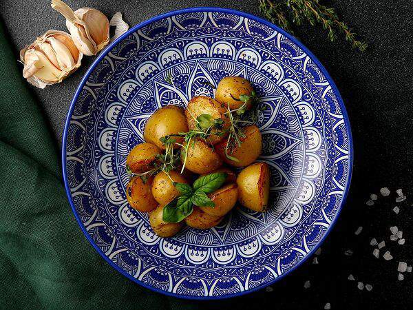 Чайхана 84 46 - Картофель черри с чесноком