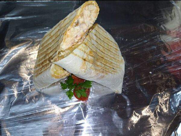 Мясо на углях - Гирос с курицей мини в лаваше