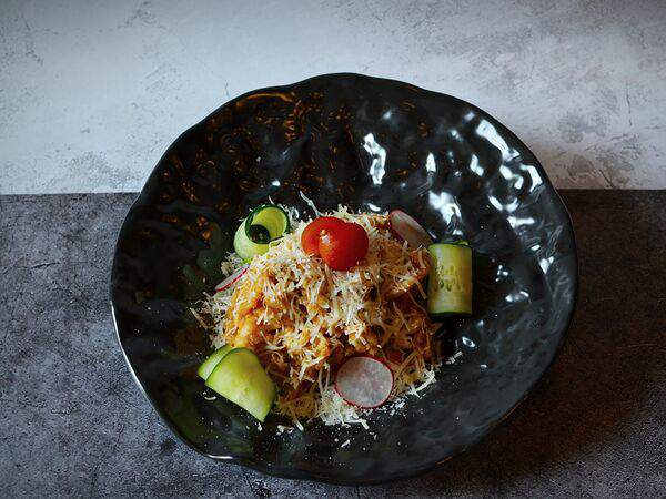 Сад On line - Ризотто с креветками в соусе биск