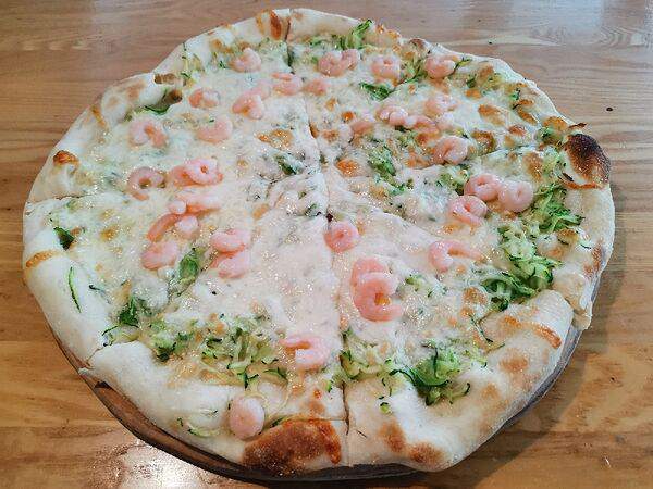 Пиццерия  italiano - Пицца Цукини с креветками