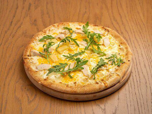 Бруни - Мини-пицца с курочкой и ананасом