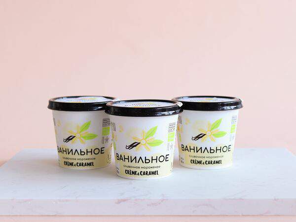 Натуральное мороженое Creme & Caramel - Мороженое Ванильное