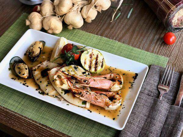 Ресторан Чеснок - Трио из морепродуктов