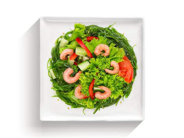 Сушивёсла - Салат Чука с креветкой