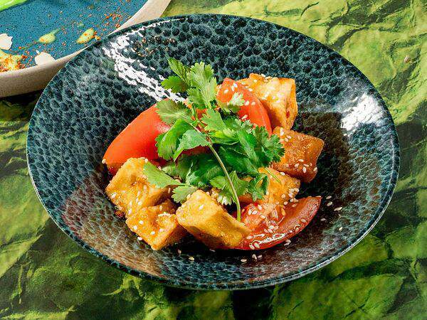 Джонни Ву - Хрустящие баклажаны в кисло-сладком соусе