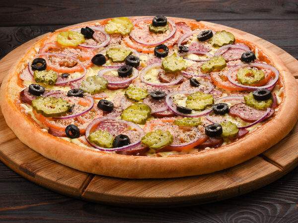 Дом-суши Дом-пиццы - Пицца Баварская